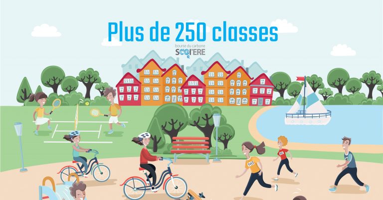 Notre Bourse du carbone Scol’ERE dans plus de 250 classes